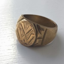 VINTAGE MEN'S CHUNKY BRASS