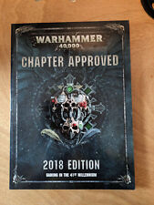 Chapter Approved 2018 Edition - Warhammer 40k 8th ed - excellent condition