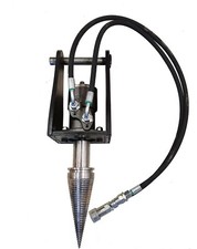 Log splitter Cone splitter for mini excavators 1.5 / 2 T with hydraulic motor