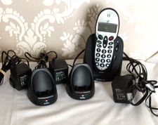 Binatone Big Button 510x1 with adapt + Binatone 510x 2 Charger Pods and Adapters