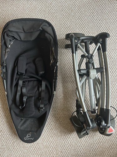 Quinny zapp black pushchair - zapp,