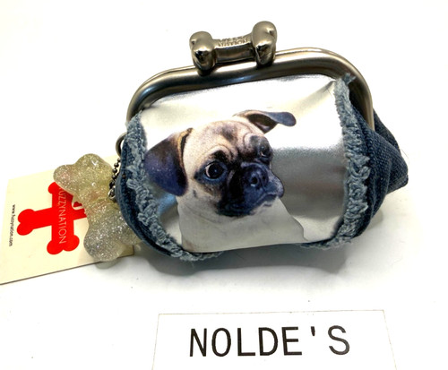 Fuzzynation pug coin purse - coin,