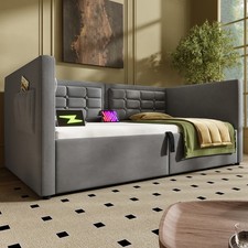 Daybed Velvet Upholstered Bed