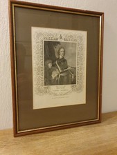 Antique framed picture of