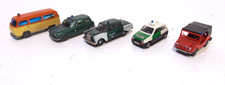 5 used cars / vans, 1/87 plastic models 1 Praline 3 Wiking 3 police cars Germany