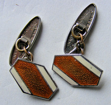 Vintage 1930s cufflinks chain