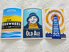 ADNAMS SOUTHWOLD BREWERY pump Clip Set Of 3 - FREEWHEEL, LIGHTHOUSE, OLD ALE
