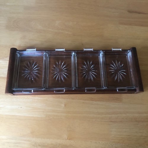 Vintage solid wooden - , tray