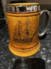 Vintage Lord Nelson Pottery Tankard - HMS Victory