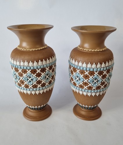 Pair antique doulton - pair,