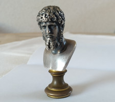 ANTIQUE SILVER BRONZE SEAL