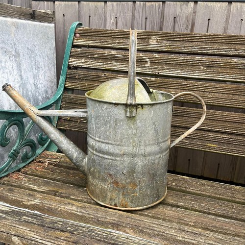 Vintage galvanised watering - vintage,