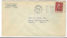 1930 Wakeeney Kansas 2c Kans