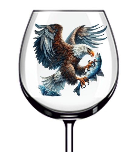 12x colourful hunting eagle - colourful,