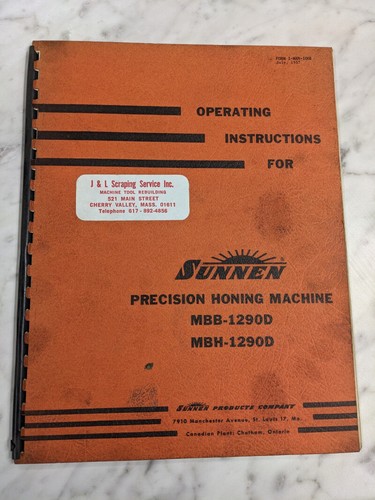 Sunnen precision honing - sunnen,