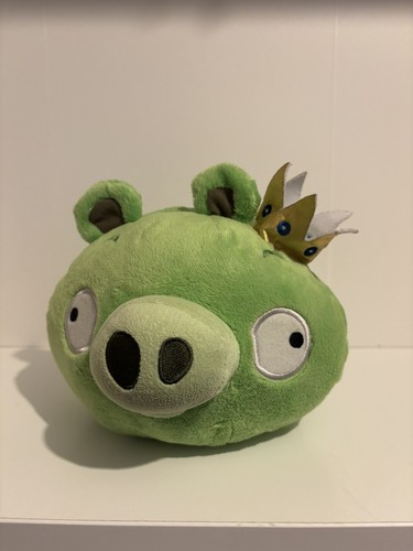 Angry birds king pig - king, green