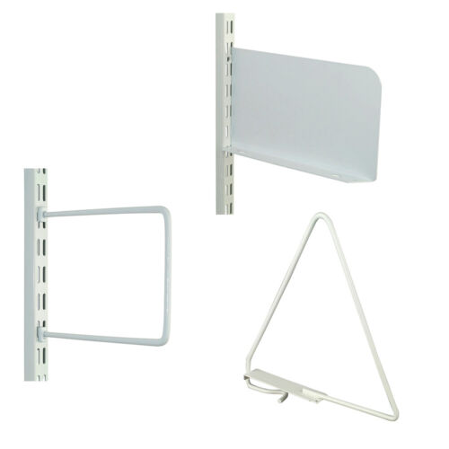 Twin slot shelving system - shelving, book