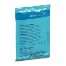Fermentis Home Brew SafAle S-04 English Ale Yeast - 11.5g