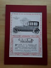 Vauxhall Car Advert  - Vauxhall-Grantley Limousine  - 1919