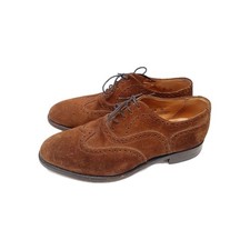 Alfred Sargent Brown Suede Oxford Brogue Shoes Men's UK 6.5 (NE)