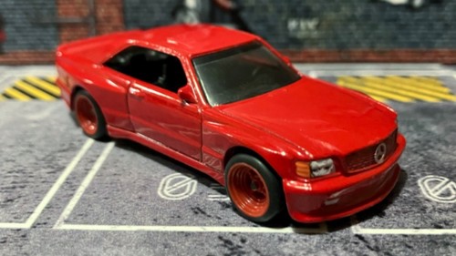 Custom red mercedes benz - red, mercedes-benz