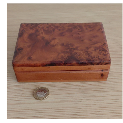 Thuya jewellery trinket box - thuya, jewellery/trinket