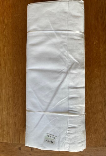 Vintage white cotton flat - vintage,