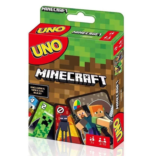 Minecraft uno playing - minecraft,