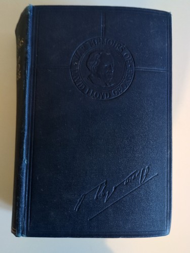 War memoirs david lloyd - war,