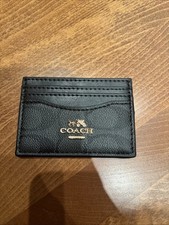 Coach Black And Grey Card