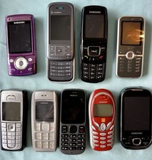 Old Retro Mobile Phones Nokia Samsung Siemens