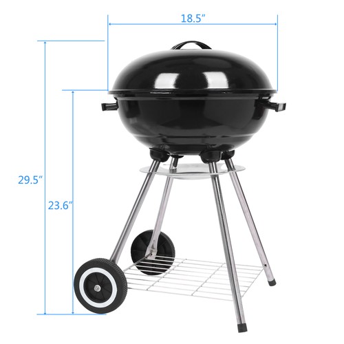 Grill charcoal bbq 28in - 18, /
