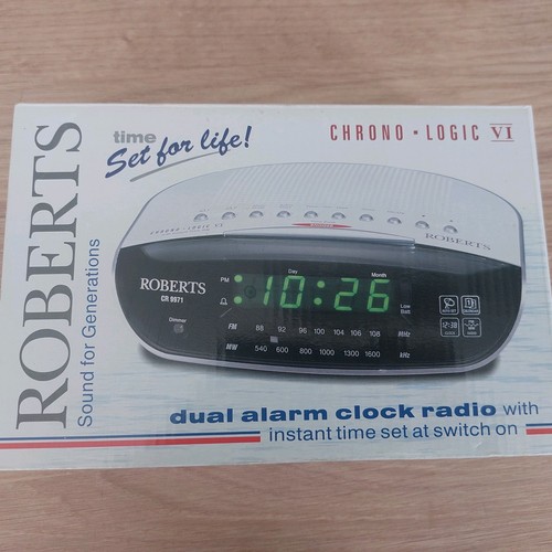 Roberts cr9971 alarm clock - alarm,