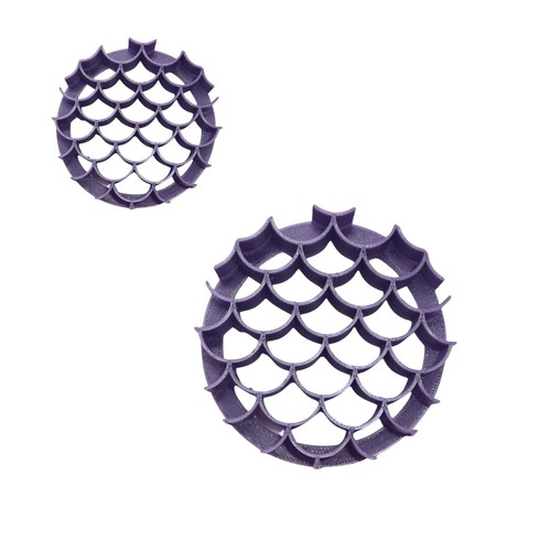 Mermaid scales set sizes - set, 2