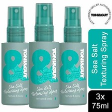 Toni and Guy Sea Salt Texturising Spray 75ml x 3 Packs