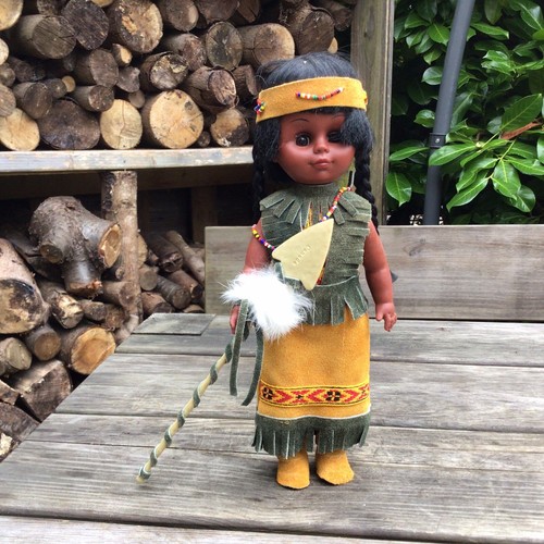 Old vintage plastic native - old,