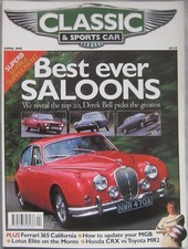 Classic & Sportscar 04/1999 featuring MGB, Honda CRX, Toyota MR2, Ferrari, Vespa