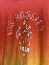 NIKE OMEGA 1984 OLYMPICS T SHIRT XL M S  80s 90s CASUALS