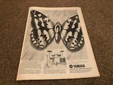 MEL11 ADVERT 15X12 YAMAHA YD9000 & 7000 DRUMS BUTTERFLY