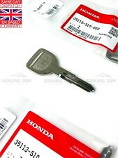 Genuine Honda Key Blank Fits
