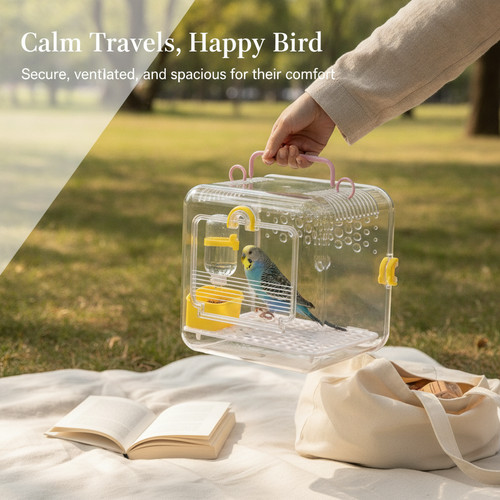 Bird carrier travel cage for - travel,