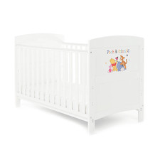 Obaby Disney Cot Bed With Mattress - white