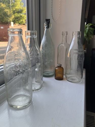 Vintage bottle collection
