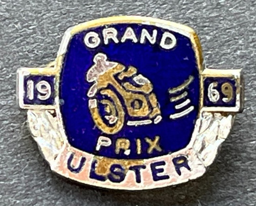 Motorcycle pin badge p - pin, u.g.p