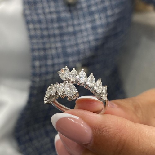 8ct tcw band ring - 1.8ct, gold