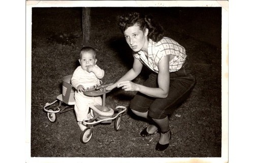 Gelatin silver photo woman - silver,