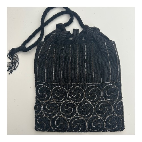 Vintage 1920s black silver - black, &