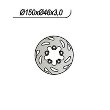 356 REAR BRAKE DISC NG MONTESA