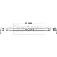 Brake Hose For Renault Trafic
