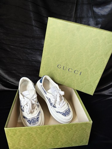 Gucci white blue - gucci, logo